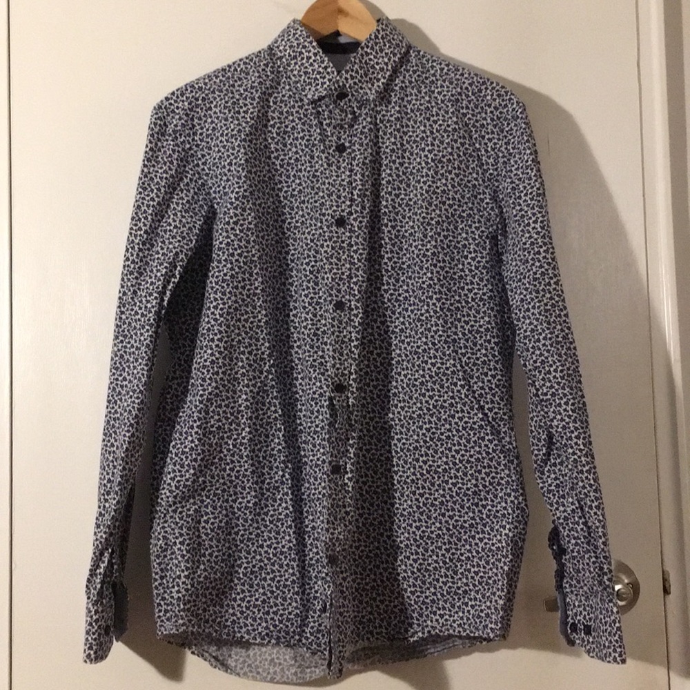 Steel and Jelly Floral Print Button Down